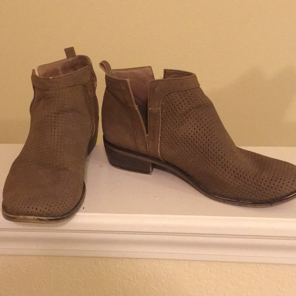 Tan Ankle Booties
